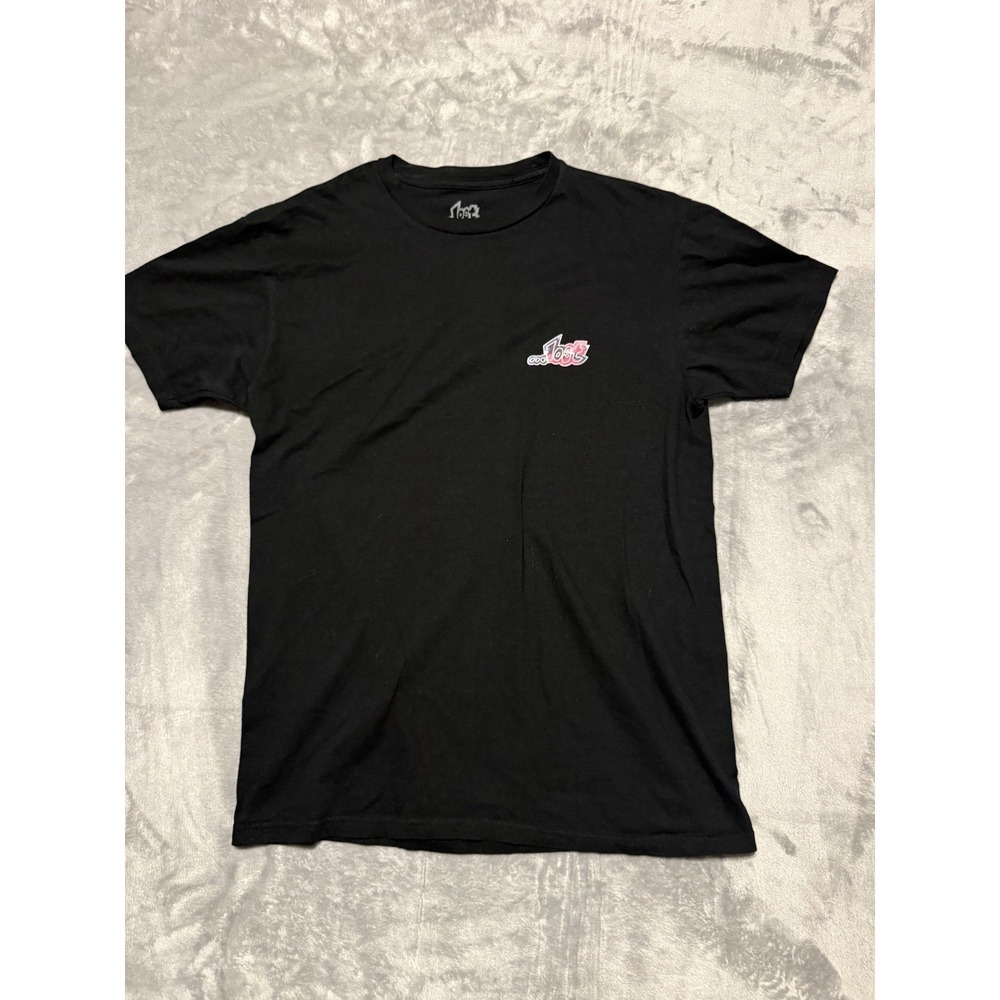 Lost Enterprises T-Shirt Mens Size M Black Tie-Dye Logo Graphic Short Sleeve Tee